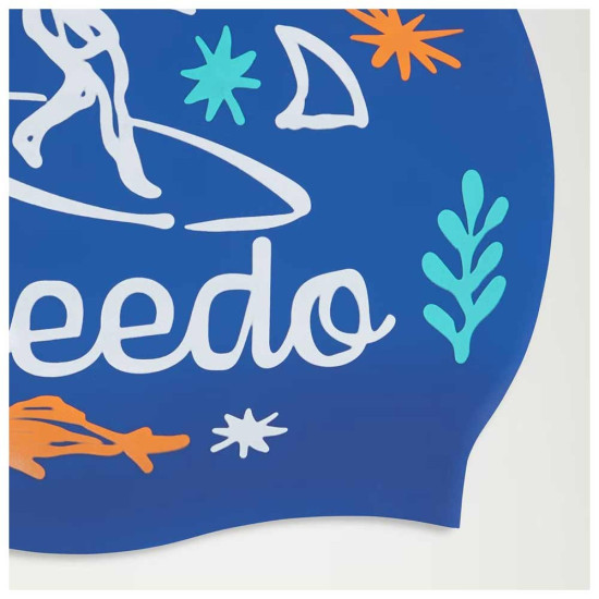 Speedo Παιδικό σκουφάκι κολύμβησης Junior Printed Silicone Cap Speedo Παιδικό σκουφάκι κολύμβησης Junior Printed Silicone Cap